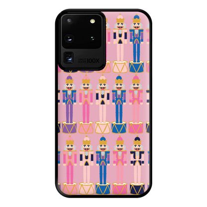 Pink Nutcracker - Christmas Patterns Phone Case for Galaxy S20 Ultra