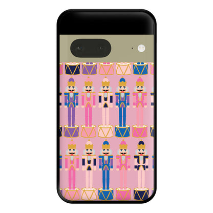 Pink Nutcracker - Christmas Patterns Phone Case for Google Pixel 7a