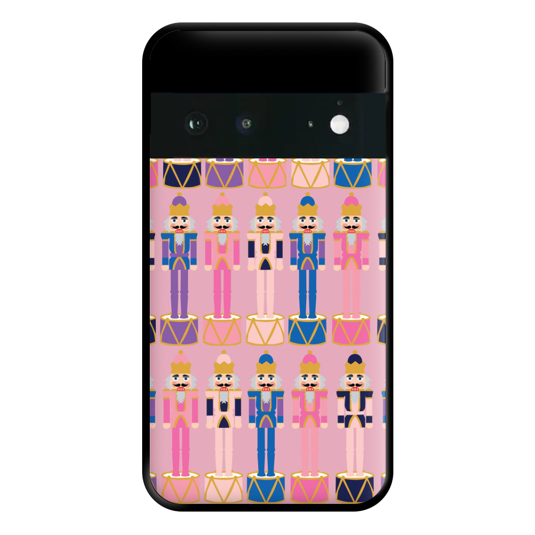 Pink Nutcracker - Christmas Patterns Phone Case for Google Pixel 6a