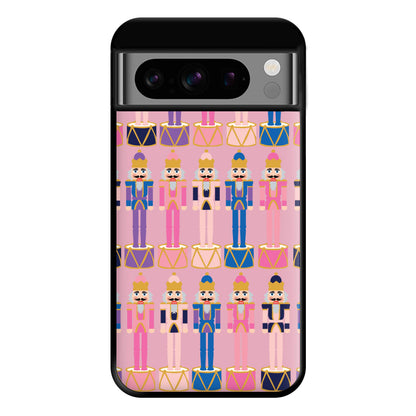 Pink Nutcracker - Christmas Patterns Phone Case for Google Pixel 8 Pro