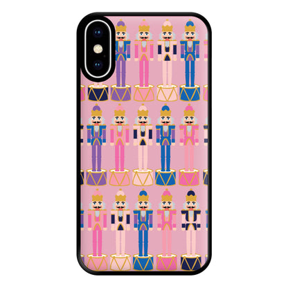 Pink Nutcracker - Christmas Patterns Phone Case for iPhone XS Max