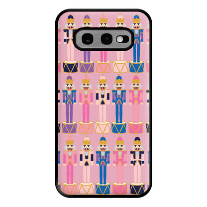 Pink Nutcracker - Christmas Patterns Phone Case for Galaxy S10e