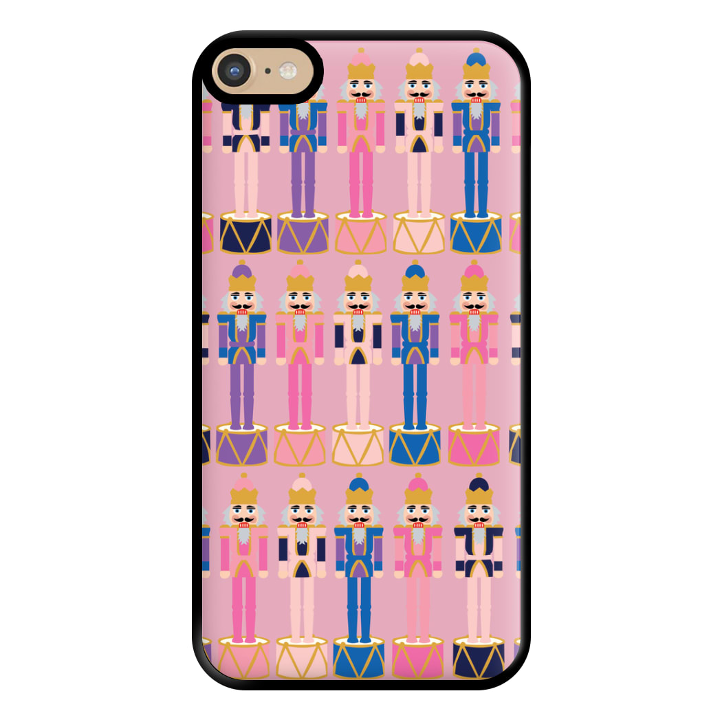 Pink Nutcracker - Christmas Patterns Phone Case for iPhone 6 Plus / 7 Plus / 8 Plus