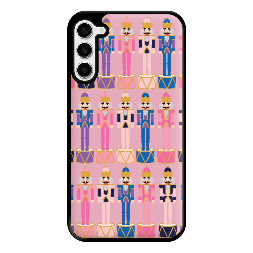 Pink Nutcracker - Christmas Patterns Phone Case for Galaxy S23 Plus