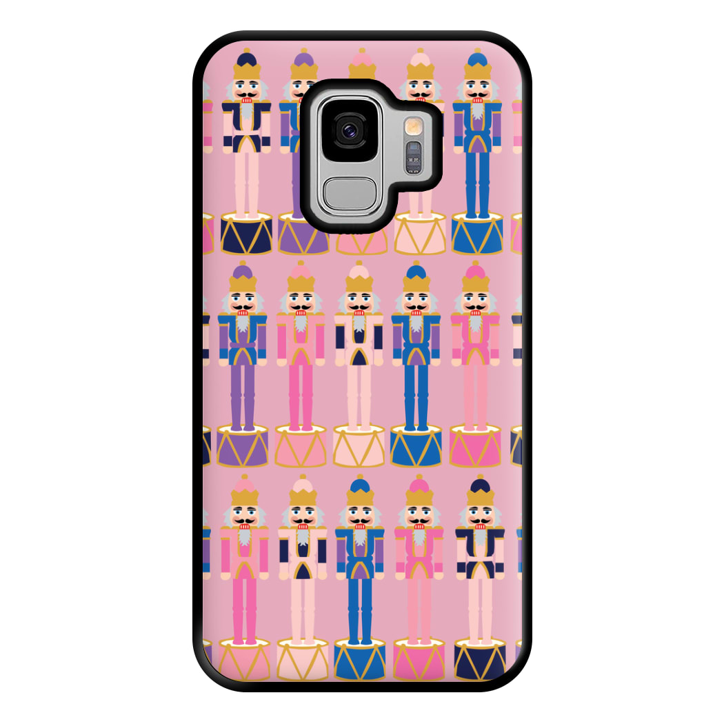 Pink Nutcracker - Christmas Patterns Phone Case for Galaxy S9 Plus