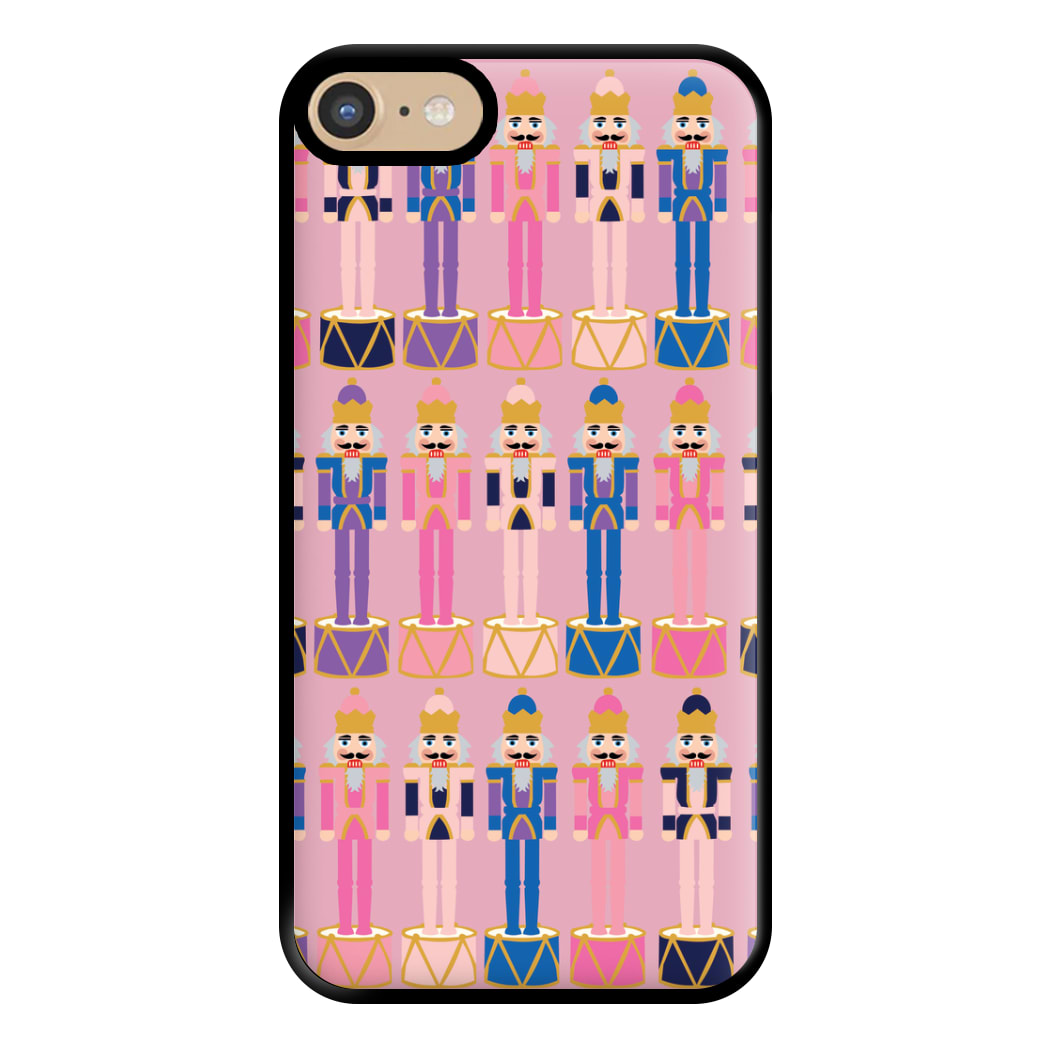 Pink Nutcracker - Christmas Patterns Phone Case for iPhone 6 / 7 / 8 / SE