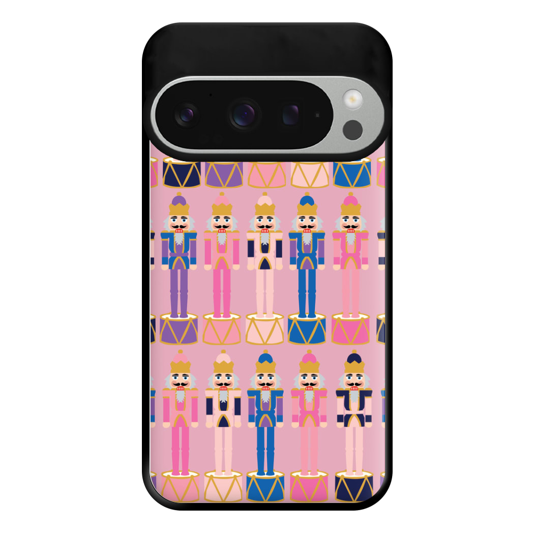 Pink Nutcracker - Christmas Patterns Phone Case for Google Pixel 9 Pro XL