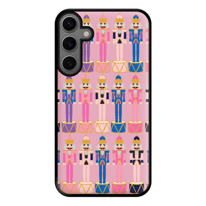 Pink Nutcracker - Christmas Patterns Phone Case for Galaxy S23FE