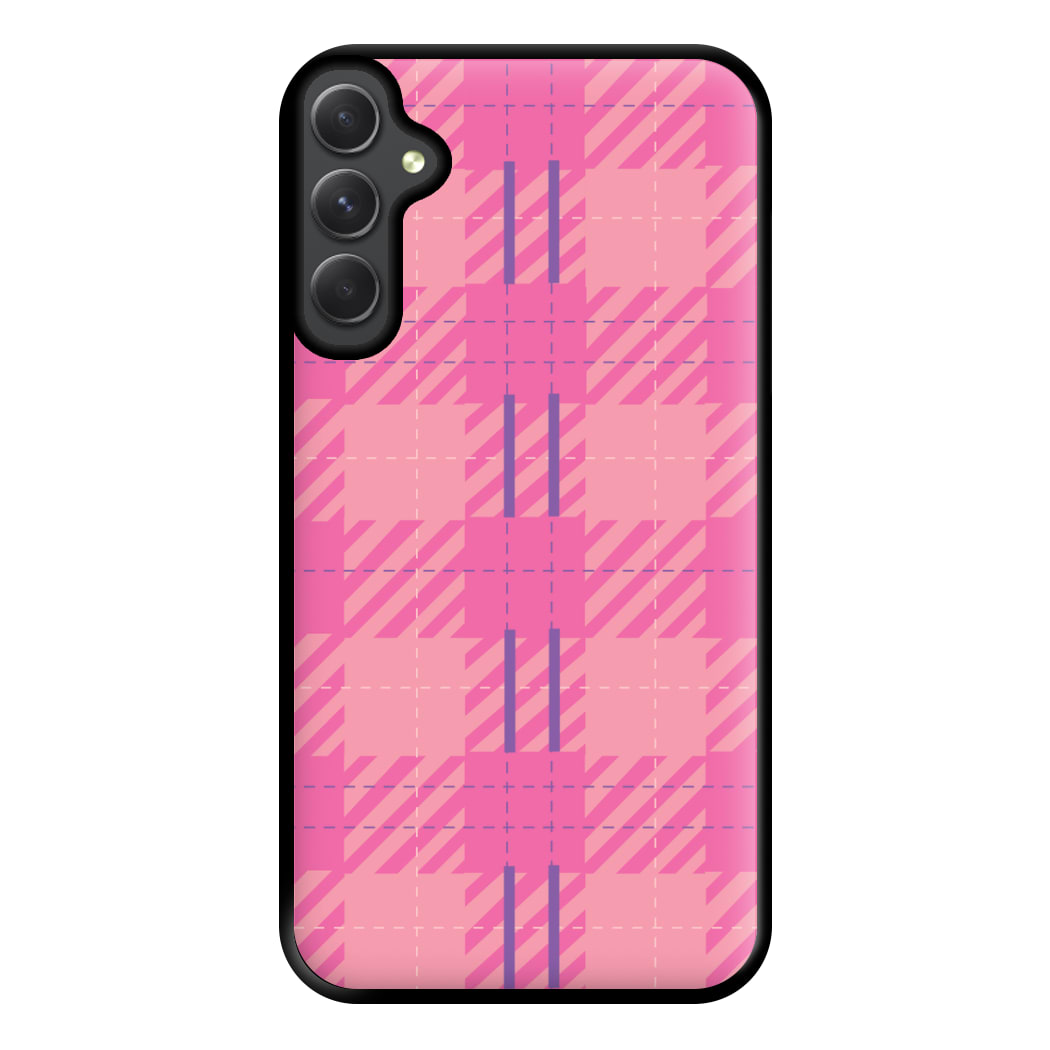 Pink Wrapping - Christmas Patterns Phone Case for Galaxy A14