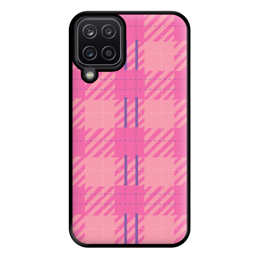 Pink Wrapping - Christmas Patterns Phone Case for Galaxy A12