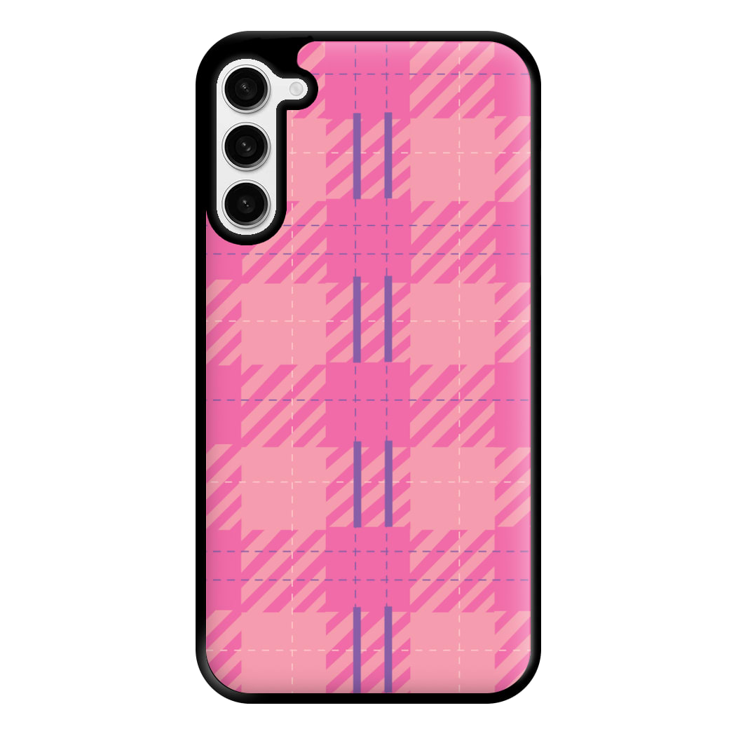 Pink Wrapping - Christmas Patterns Phone Case for Galaxy S23 Plus