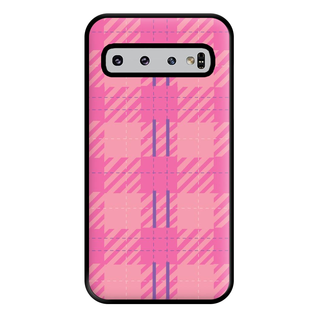 Pink Wrapping - Christmas Patterns Phone Case for Galaxy S10 Plus