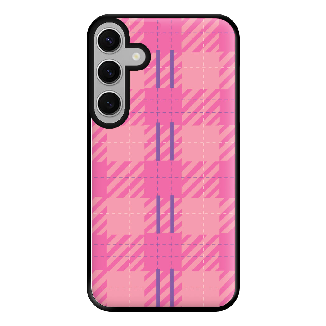 Pink Wrapping - Christmas Patterns Phone Case for Galaxy S24FE