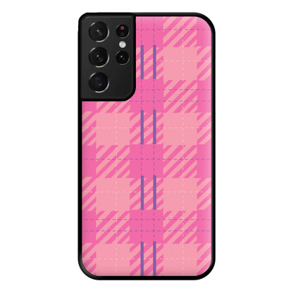 Pink Wrapping - Christmas Patterns Phone Case for Galaxy S21 Ultra