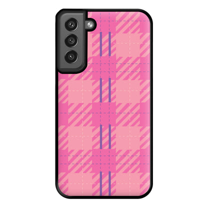 Pink Wrapping - Christmas Patterns Phone Case for Galaxy S21FE