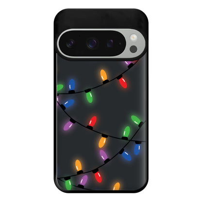 Rainbow Lights - Christmas Patterns Phone Case for Google Pixel 9 Pro XL