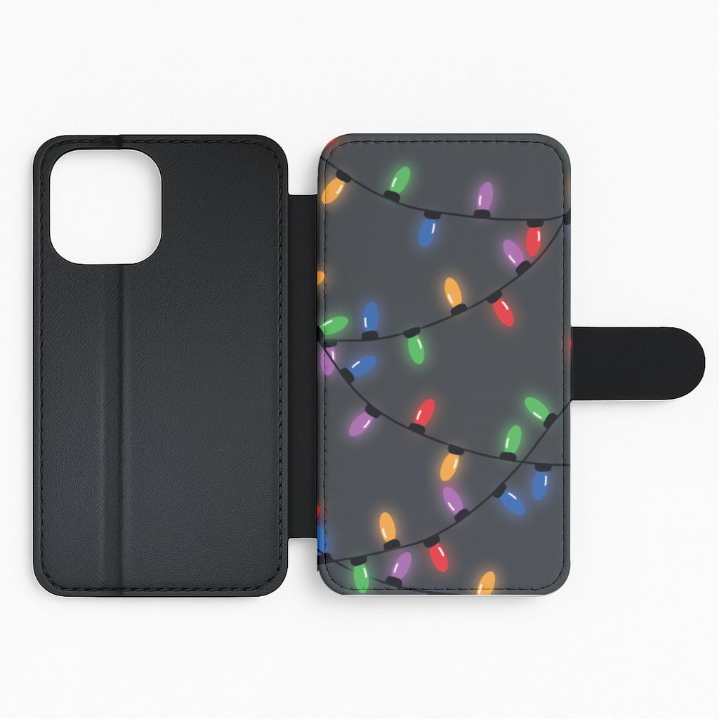 Rainbow Lights - Christmas Patterns Flip Phone Case