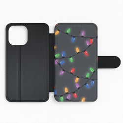 Rainbow Lights - Christmas Patterns Flip Phone Case