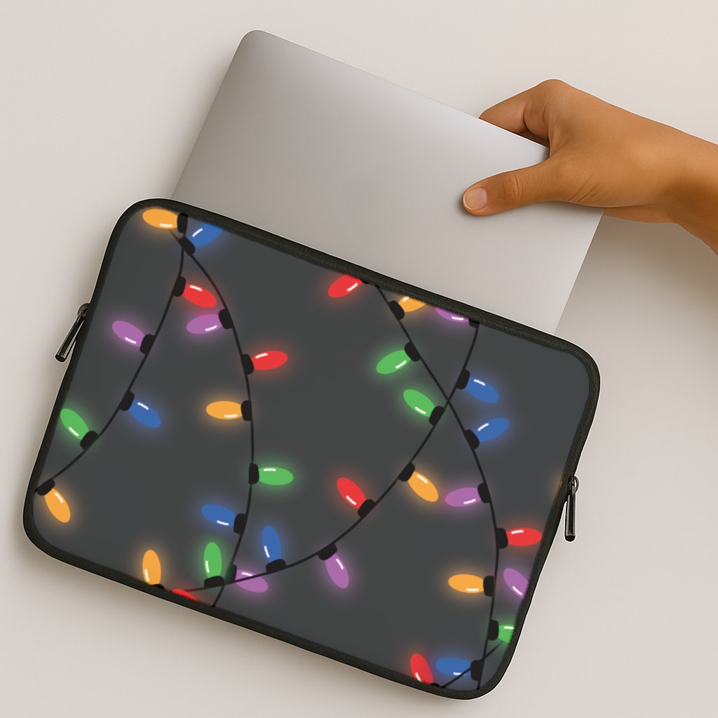 Rainbow Lights - Christmas Patterns MacBook Case