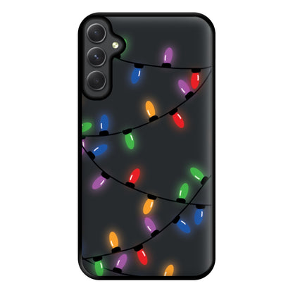 Rainbow Lights - Christmas Patterns Phone Case for Galaxy A14