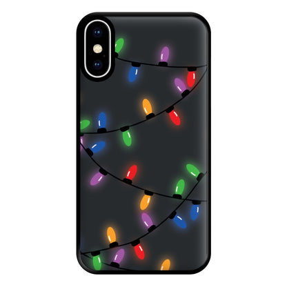 Rainbow Lights - Christmas Patterns Phone Case for iPhone XS Max