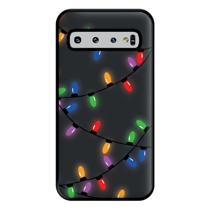 Rainbow Lights - Christmas Patterns Phone Case for Galaxy S10 Plus