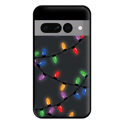 Rainbow Lights - Christmas Patterns Phone Case for Google Pixel 7 Pro