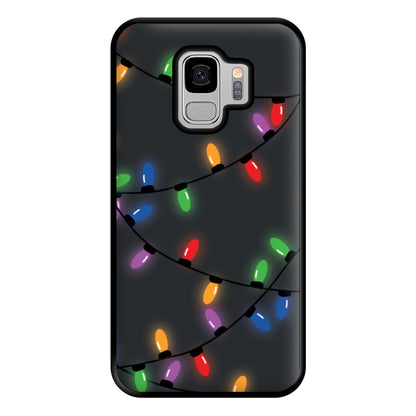 Rainbow Lights - Christmas Patterns Phone Case for Galaxy S9 Plus