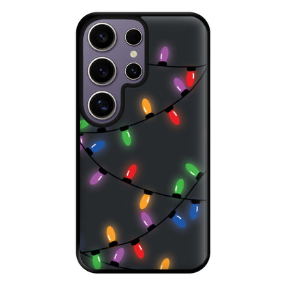 Rainbow Lights - Christmas Patterns Phone Case for Galaxy S25 Ultra