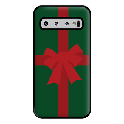 Xmas Bow - Christmas Patterns Phone Case for Galaxy S10 Plus