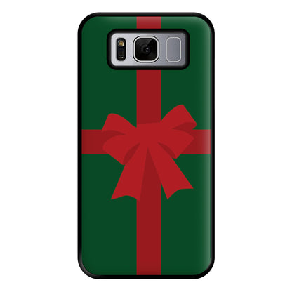 Xmas Bow - Christmas Patterns Phone Case for Galaxy S8 Plus