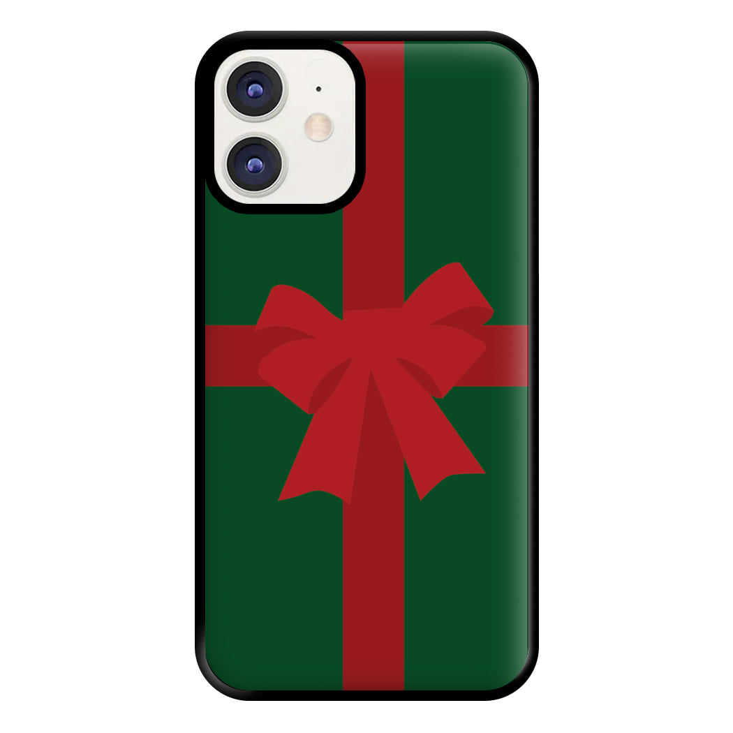 Xmas Bow - Christmas Patterns Phone Case for iPhone 12 / 12 Pro