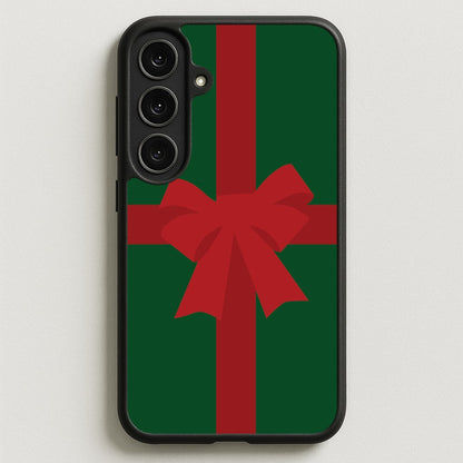 Xmas Bow - Christmas Patterns Phone Case for Galaxy S25FE