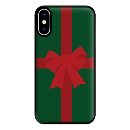 Xmas Bow - Christmas Patterns Phone Case for iPhone XS Max