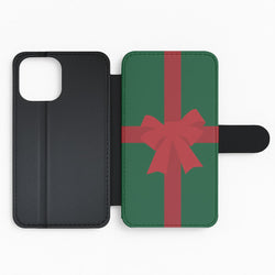 Xmas Bow - Christmas Patterns Flip Phone Case