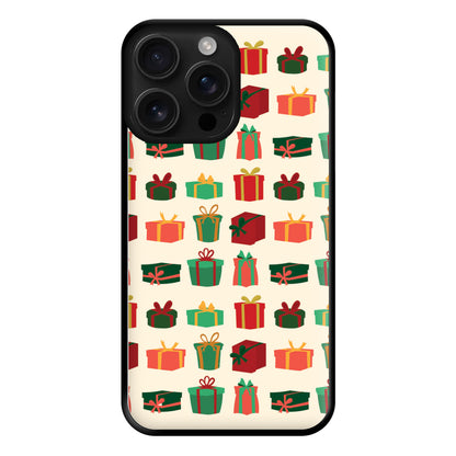 Presents - Christmas Patterns Phone Case for iPhone 16 Pro Max