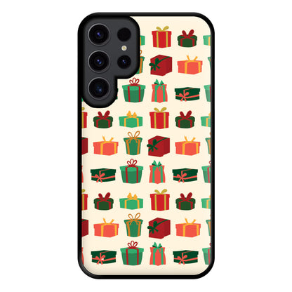 Presents - Christmas Patterns Phone Case for Galaxy S23 Ultra