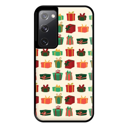 Presents - Christmas Patterns Phone Case for Galaxy S20FE