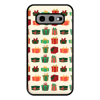 Presents - Christmas Patterns Phone Case for Galaxy S10e