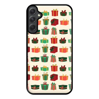 Presents - Christmas Patterns Phone Case for Galaxy A14