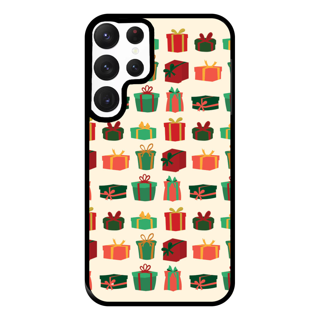 Presents - Christmas Patterns Phone Case for Galaxy S22 Ultra