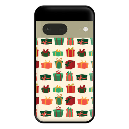 Presents - Christmas Patterns Phone Case for Google Pixel 7a