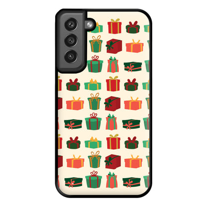 Presents - Christmas Patterns Phone Case for Galaxy S21FE