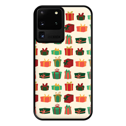 Presents - Christmas Patterns Phone Case for Galaxy S20 Ultra