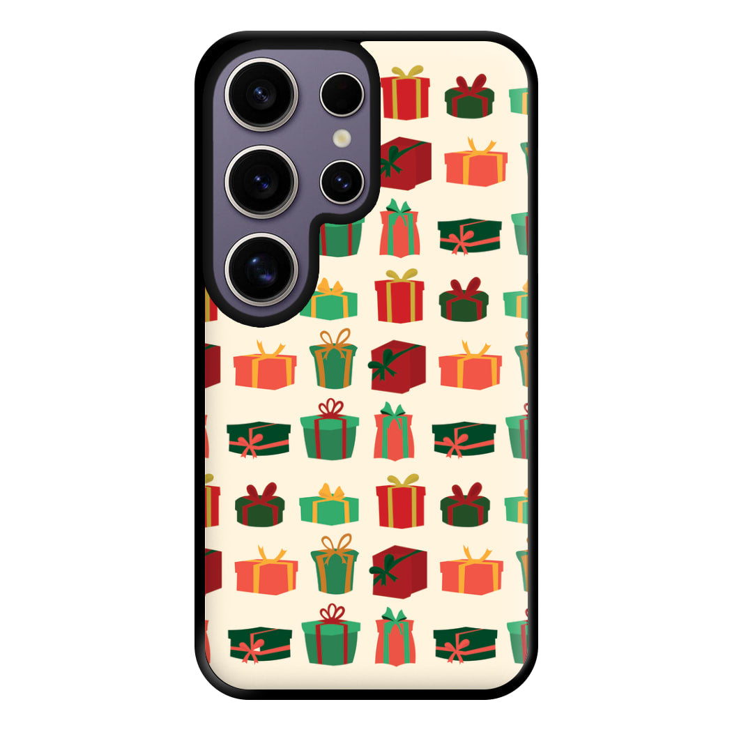 Presents - Christmas Patterns Phone Case for Galaxy S25 Ultra