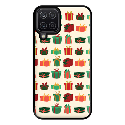 Presents - Christmas Patterns Phone Case for Galaxy A12