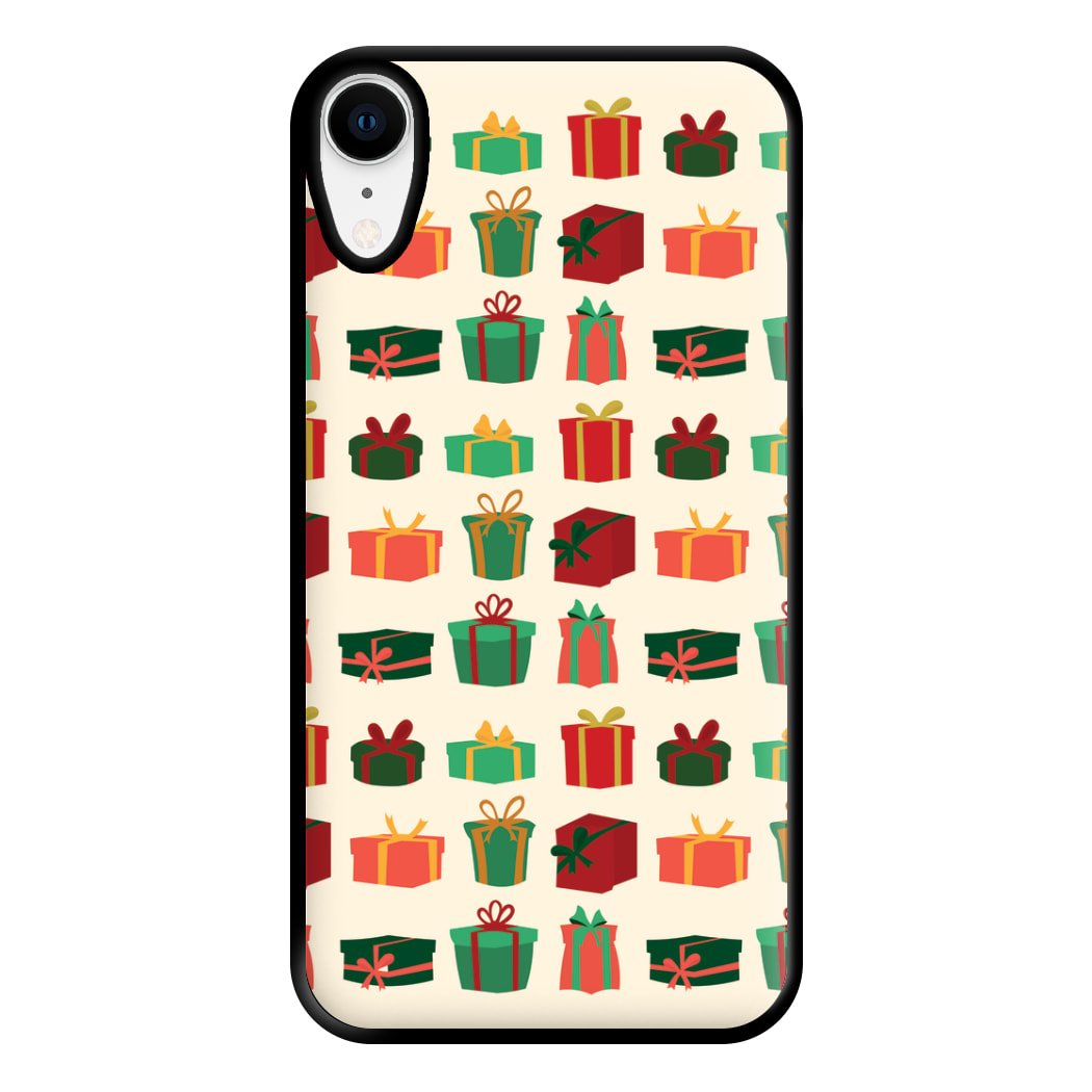 Presents - Christmas Patterns Phone Case for iPhone XR