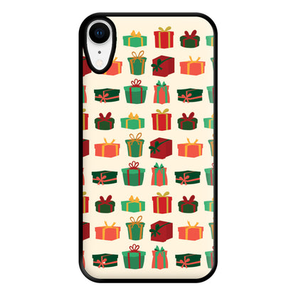 Presents - Christmas Patterns Phone Case for iPhone XR