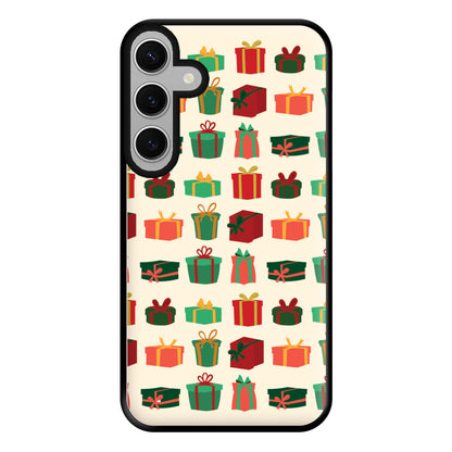 Presents - Christmas Patterns Phone Case for Galaxy S24FE