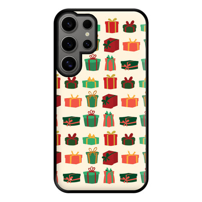 Presents - Christmas Patterns Phone Case for Galaxy S24 Ultra